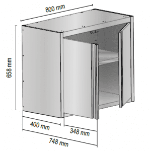 Alternative view of ZIDNI ORMAR OD NEHRĐAJUĆEG ČELIKA